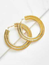 Load image into Gallery viewer, Large Double Hoop Earrings