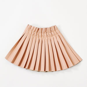 Girly Faux Leather Skirt