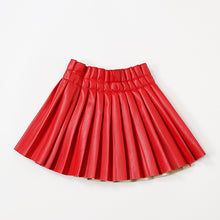 Load image into Gallery viewer, Girly Faux Leather Skirt