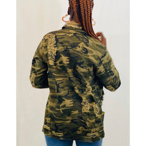 "Amy" Camo Jacket