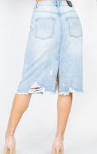 Load image into Gallery viewer, Boujee Denim Skirt