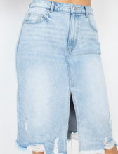 Load image into Gallery viewer, Boujee Denim Skirt